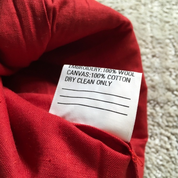 Vintage Needlepoint Christmas Stocking-Dog &Cat - Picture 4 of 6